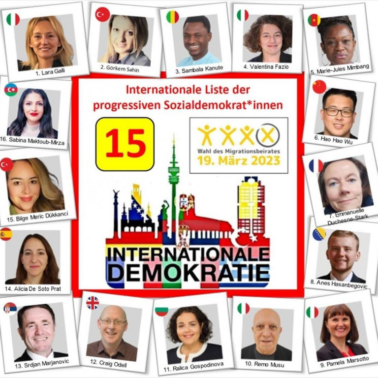 Deine Stadt, Deine Wahl: Internationale Liste der progessiven Sozialdemokrat:innen